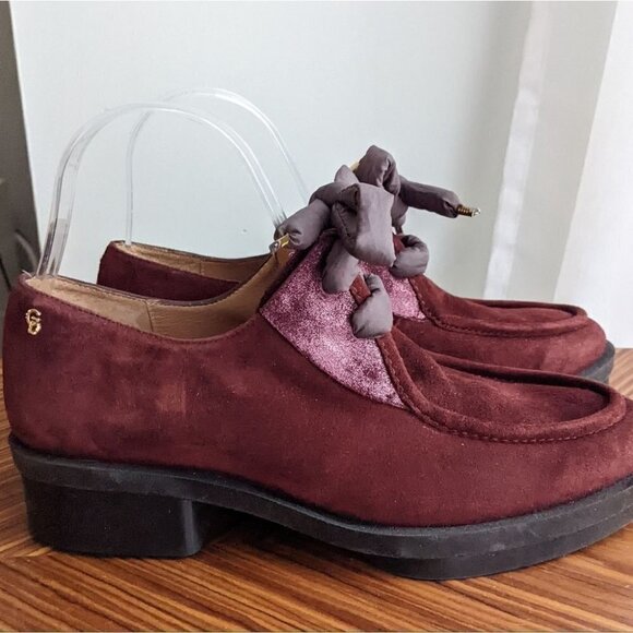 GADEA By Lodi new gel burgundy suede mocassins loafers size 39 @S7 - Picture 9 of 15